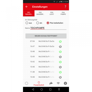 INAZUMA - Power Switch WebCSA für Steuerung