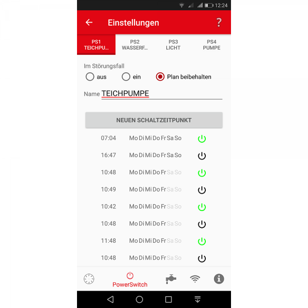 INAZUMA - Power Switch WebCSA für Steuerung